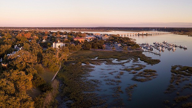 Waterfront views and historic mansions are part of Beaufort's draw.
Mandatory Credit:	John Wollwerth/Alamy Stock Photo