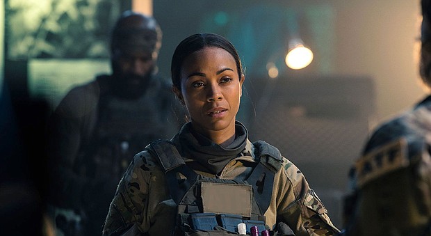 Zoe Saldana appears as Joe In "Special Ops: Lioness" on Paramount+.
Mandatory Credit:	Greg Lewis/Paramount+