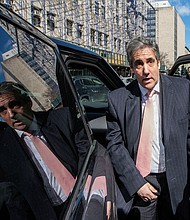 Michael Cohen, former attorney for former President Donald Trump, arrives to the New York Courthouse in New York on March 15.
Mandatory Credit:	Eduardo Munoz/Reuters