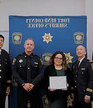 Coordinator Michael Kahlenberg and Investigator Melissa Tobias