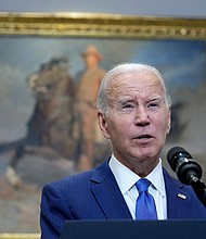 Ahead of the vote, President Joe Biden, here on July 2, warned Israel’s government against moving ahead with its controversial judicial overhaul.
Mandatory Credit:	Manuel Balce Ceneta/AP