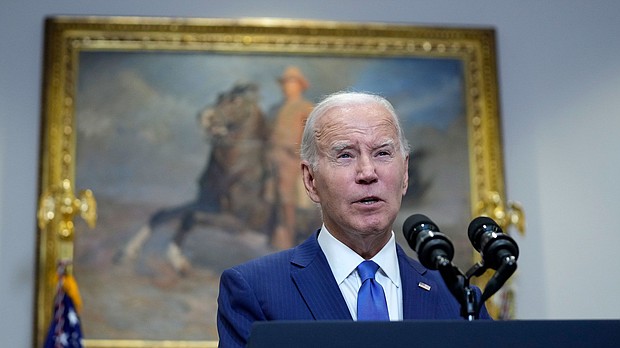 Ahead of the vote, President Joe Biden, here on July 2, warned Israel’s government against moving ahead with its controversial judicial overhaul.
Mandatory Credit:	Manuel Balce Ceneta/AP