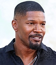 Jamie Foxx is pictured here at the Los Angeles premiere of 'Day Shift' in 2022.
Mandatory Credit:	Image Press Agency/NurPhoto/Shutterstock