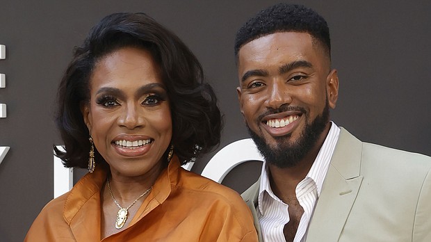 Sheryl Lee Ralph and her son Etienne Maurice attend the 2023 ESSENCE Black Women In Hollywood Awards in Los Angeles in March.
Mandatory Credit:	Faye's Vision/Cover Images/AP