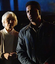 Ellen Burstyn and Leslie Odom Jr. star in 'The Exorcist: Believer.'
Mandatory Credit:	Anne Marie Fox/Universal Pictures