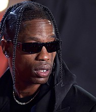 Travis Scott, here in May, has released his new album, “Utopia.”
Mandatory Credit:	Stefano Spaziani/Archivio Spaziani/Mondadori Portfolio via Getty Images