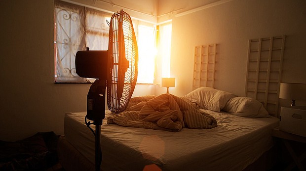 Fans, lukewarm showers, and watching what you eat and drink are a few of the many tips on how to sleep during a heat wave.
Mandatory Credit:	brazzo/iStockphoto/Getty Images