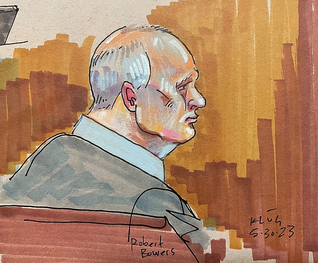 Robert Bowers was convicted in June of 22 capital offenses for the mass killing at Pittsburgh's Tree of Life synagogue.
Mandatory Credit:	David Klug