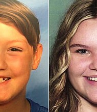Lori Vallow Daybell's children, Joshua Vallow, 7, and his sister, Tylee Ryan, 17, went missing in September 2019, according to the Rexburg Police Department.
Mandatory Credit:	Rexburg Police Department