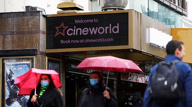 Cineworld struggled to stay afloat during the pandemic.
Mandatory Credit:	Henry Nicholls/Reuters/FILE