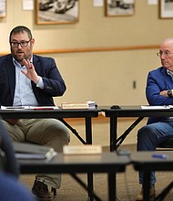 Oklahoma Statewide Virtual Charter School Board meets on April 11 to discuss a vote on whether to approve the creation of St. Isidore of Seville Catholic Virtual School.
Mandatory Credit:	Doug Hoke/The Oklahoman/USA Today/File