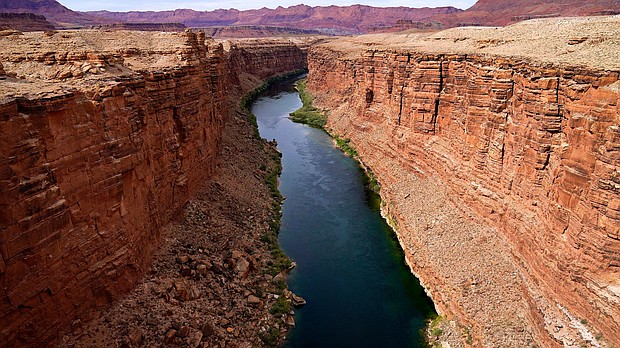 The Colorado River in Lees Ferry, Arizona, in 2021.
Mandatory Credit:	Ross D. Franklin/AP