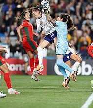The USWNT and Portugal battled to a goalless draw.
Mandatory Credit:	Carmen Mandato/USSF/Getty Images