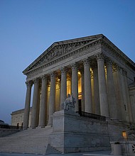 Approval ratings of the US Supreme Court remain at record low levels.
Mandatory Credit:	Drew Angerer/Getty Images