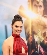 Gal Gadot at the "Wonder Woman" premiere in 2017.
Mandatory Credit:	Michael Tran/FilmMagic/FilmMagic