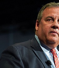 Former New Jersey Gov. Chris Christie speaks at a town hall event at the New Hampshire Institute of Politics in Manchester on June 6.
Mandatory Credit:	Sophie Park/Reuters