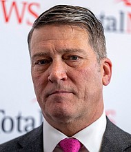 Rep. Ronny Jackson speaks during an interview at the Conservative Political Action Conference on March 4 at National Harbor in Oxon Hill, Maryland.
Mandatory Credit:	Alex Brandon/AP