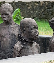 Slavery monument in Stone Town, Zanzibar (Dreamstime)