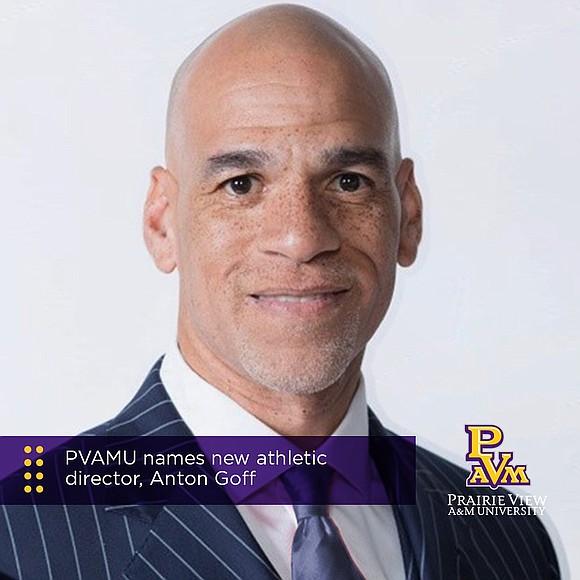 Prairie View A&M University has selected Anton Goff as its new Athletics Director, PVAMU President Tomikia P. LeGrande announced today.