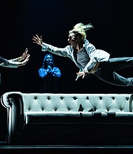 (L to R) Heidi Blickenstaff, Allison Sheppard and Jena VanElslander in the North American Tour of JAGGED LITTLE PILL. Photo by Matthew Murphy for MurphyMade, 2022