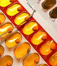 This July 23, 2018 file photo shows packets of buprenorphine, a drug used to control heroin and opioid cravings, in Greenfield, Massachusetts.
Mandatory Credit:	Elise Amendola/AP