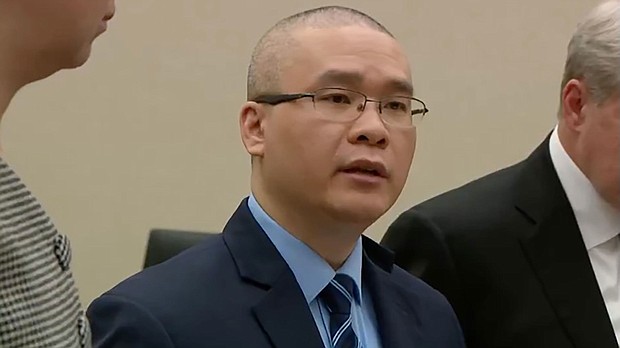 Tou Thao, the last former Minneapolis police officer to face sentencing in state court for his role in the killing of George Floyd, appeared in court Monday.
Mandatory Credit:	Pool/WCCO