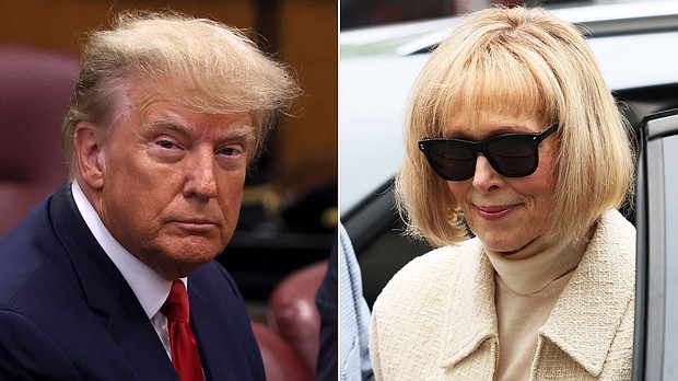 A federal judge has dismissed Donald Trump’s counter defamation lawsuit against E. Jean Carroll.
Mandatory Credit:	Getty Images