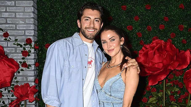 Jason Tartick and Kaitlyn Bristowe, here in June, have ended their engagement.
Mandatory Credit:	Tammie Arroyo/Shutterstock