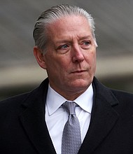 Former FBI official Charles McGonigal, who led the agency's counterintelligence division in New York, arrives at Manhattan federal court in New York City on February 9.
Mandatory Credit:	Mike Segar/Reuters