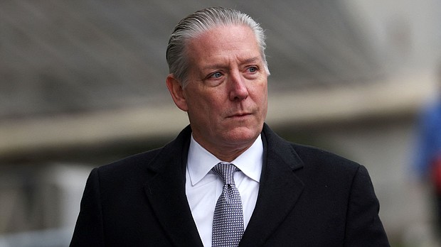 Former FBI official Charles McGonigal, who led the agency's counterintelligence division in New York, arrives at Manhattan federal court in New York City on February 9.
Mandatory Credit:	Mike Segar/Reuters