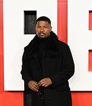 Jamie Foxx, seen here in February in London is attempting to clear up a misunderstanding stemming from a since-deleted social media post that was criticized by some as antisemitic.
Mandatory Credit:	Jeff Spicer/Getty Images for Warner Bros.