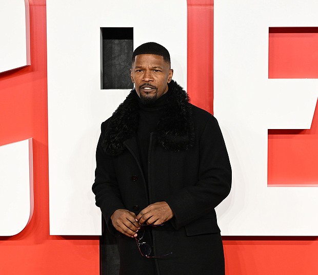 Jamie Foxx, seen here in February in London is attempting to clear up a misunderstanding stemming from a since-deleted social media post that was criticized by some as antisemitic.
Mandatory Credit:	Jeff Spicer/Getty Images for Warner Bros.