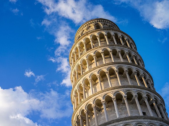 The Tower of Pisa was once feared on the brink of collapse as the lean that made it such a …