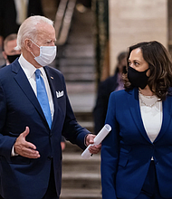 President Joe Biden and Vice President Kamala Harris
