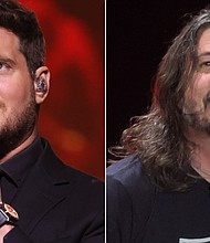 Michael Bublé made a surprise appearance at a Foo Fighters show on August 12 in San Francisco.
Mandatory Credit:	WireImage/Getty Images