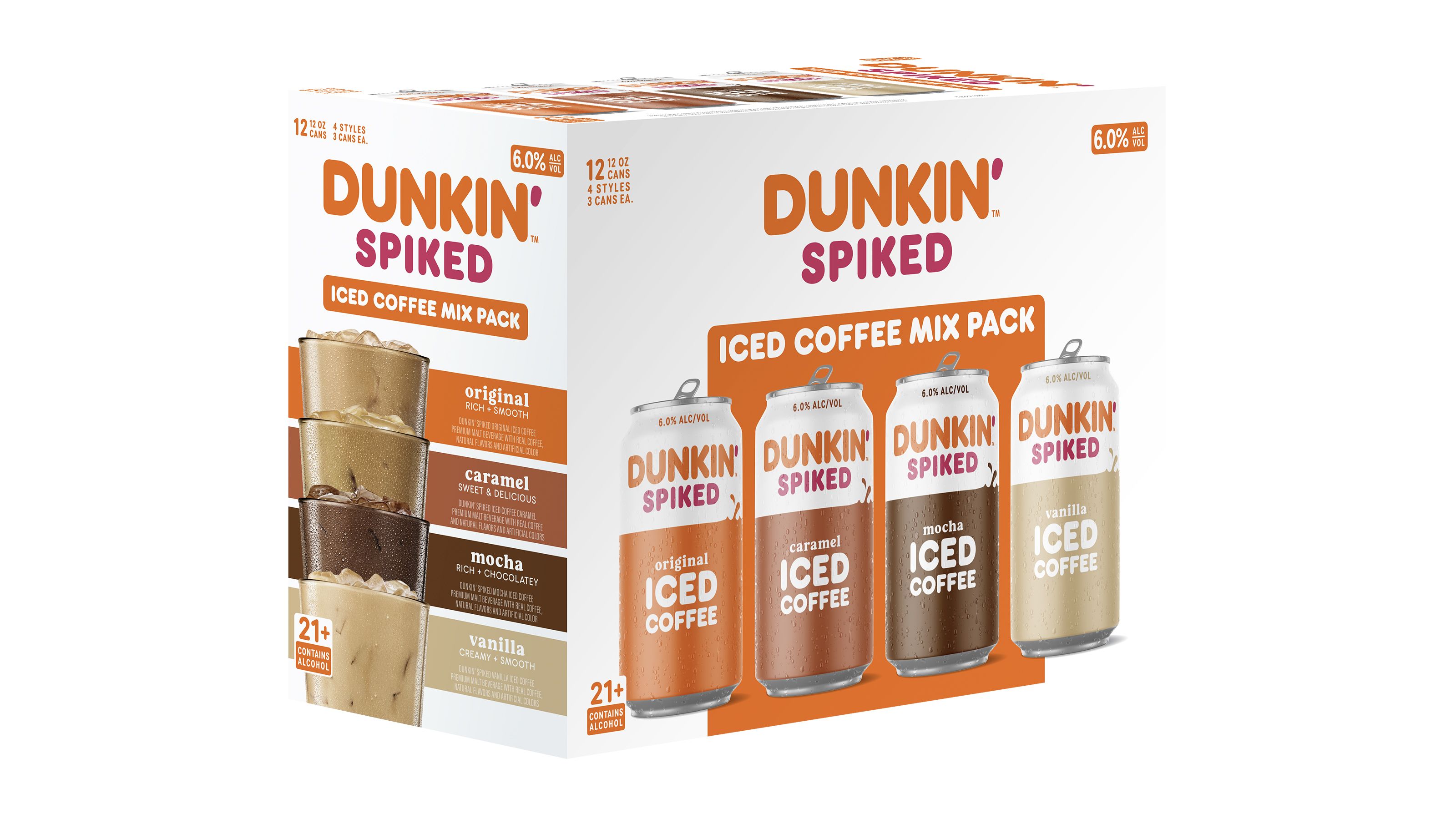 Dunkin’ is releasing boozy versions of their iced coffees and teas ...