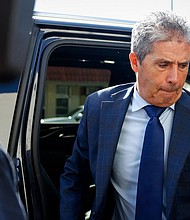 Carlos De Oliveira, property manager of former US President Donald Trump's Mar-a-Lago estate in Palm Beach, arrives at the Alto Lee Adams Sr. US Courthouse in Fort Pierce, Florida, on August 10.
Mandatory Credit:	Eva Marie Uzcategui/AFP/Getty Images