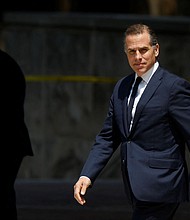 Hunter Biden departs federal court after a plea hearing in Wilmington, Delaware, on July 26.
Mandatory Credit:	Jonathan Ernst/Reuters