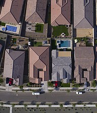 US mortgage rates surged this week to their highest level in 21 years. Newly constructed homes in Queen Creek, Arizona, are pictured here on June 5.
Mandatory Credit:	Rebecca Noble/Bloomberg/Getty Images