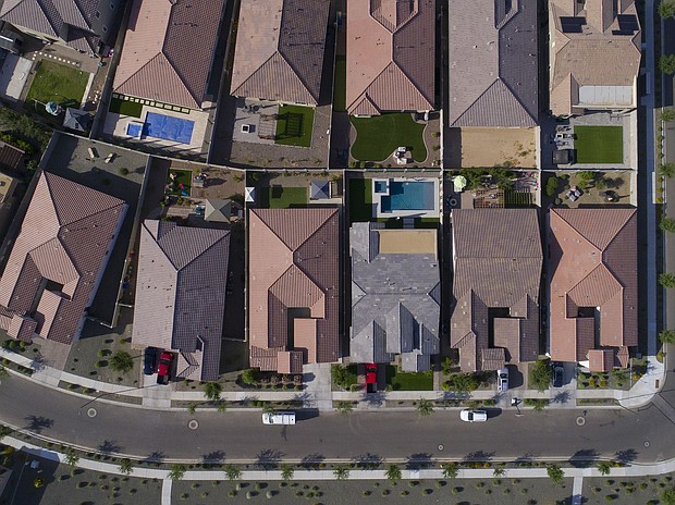 US mortgage rates surged this week to their highest level in 21 years. Newly constructed homes in Queen Creek, Arizona, are pictured here on June 5.
Mandatory Credit:	Rebecca Noble/Bloomberg/Getty Images