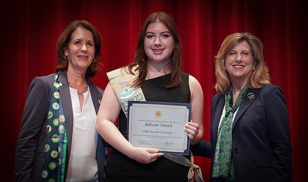GSSJC Gold Award Girl Scout Scholarship Recipient, Adison Smith