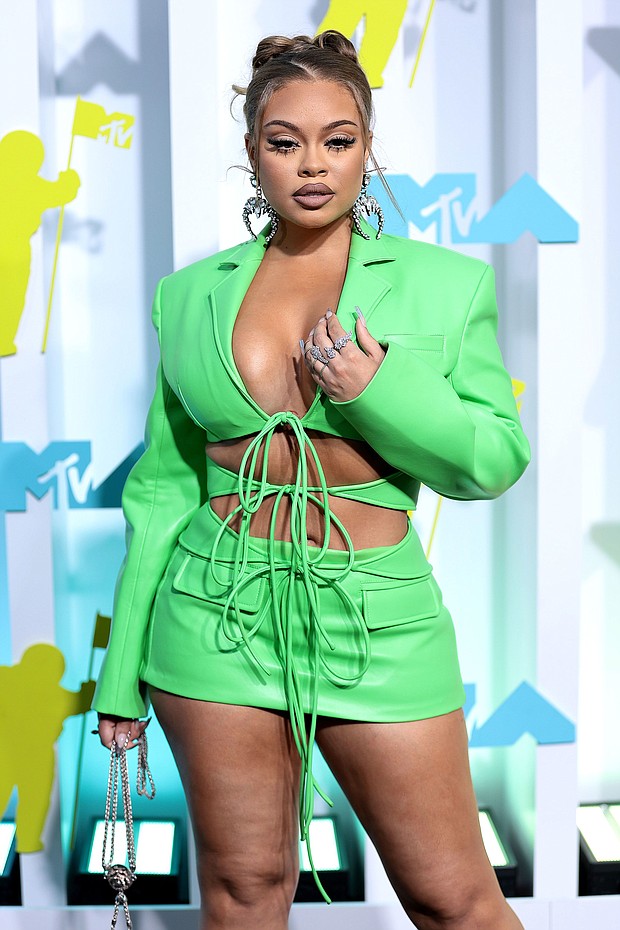 Latto attends the 2022 MTV VMAs at Prudential Center on August 28, 2022 in Newark, New Jersey.
Mandatory Credit:	Dimitrios Kambouris/Getty Images