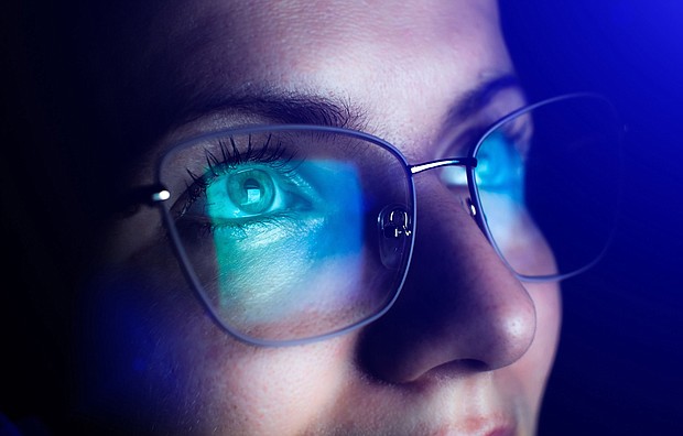 A new study finds that there may not be any short-term advantages to wearing eyeglasses with blue-light filters.
Mandatory Credit:	Vadym Plysiuk/iStockphoto/Getty Images/FILE