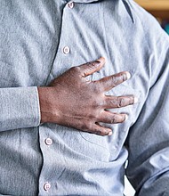 Someone who has any kind of severe pain a year after a heart attack may be more likely to die within the eight years afterward, according to a new study.
Mandatory Credit:	Frederic Cirou/PhotoAlto/Getty Images