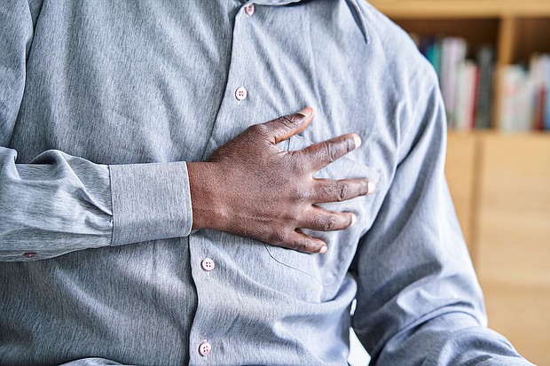 Someone who has any kind of severe pain a year after a heart attack may be more likely to die within the eight years afterward, according to a new study.
Mandatory Credit:	Frederic Cirou/PhotoAlto/Getty Images