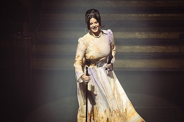 Lana Del Rey performs on stage at L'Olympia on July 10, in Paris, France.
Mandatory Credit:	Kristy Sparow/Getty Images