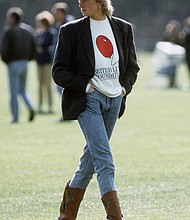 Princess Diana pictured at the Guards Polo Club in Windsor, England, on May 2, 1988.
Mandatory Credit:	Tim Graham Photo Library/Getty Images