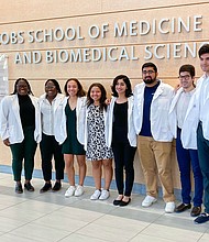The University at Buffalo admitted three sets of twins and two brothers to the Jacobs School of Medicine and Biomedical Sciences' class of 2027.
Mandatory Credit:	Douglas Levere/University at Buffalo