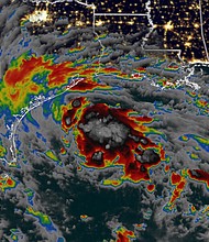 Tropical Storm Harold is expected to dump 3 to 5 inches of rain -- and up to 7 inches in some areas -- across South Texas.
Mandatory Credit:	CNN Weather