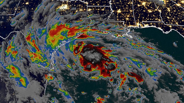 Tropical Storm Harold is expected to dump 3 to 5 inches of rain -- and up to 7 inches in some areas -- across South Texas.
Mandatory Credit:	CNN Weather